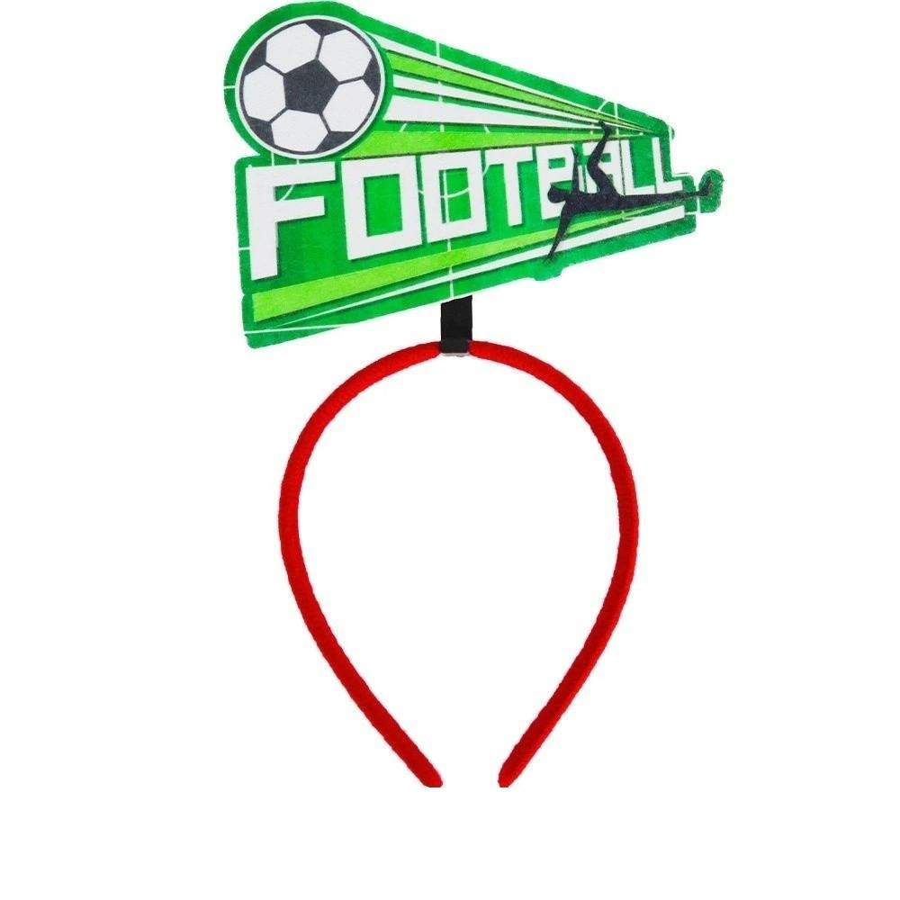Charming Design Soccer Fan Headband Plastic Party Decoration Headband  Photo Props