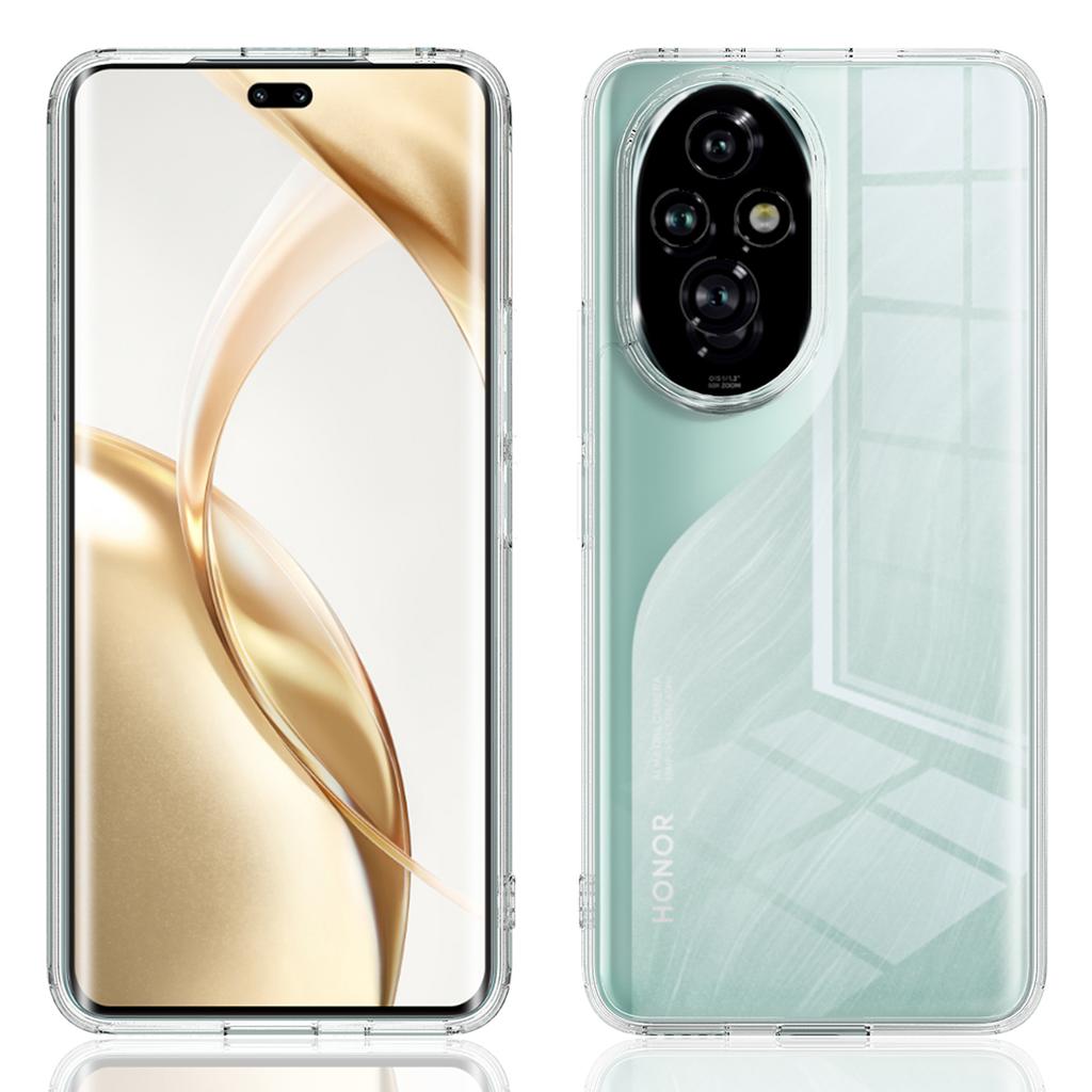 For Honor 200 5G Clear Phone Case TPU+Acrylic Shockproof Phone Back Cover