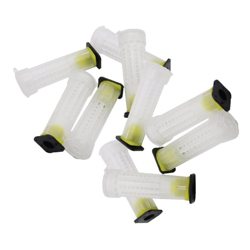 20 шт./лот, клетка для выращивания маток, крышка, ловушка, пластиковые ячейки, пчелиный ящик, клетки, инструмент для пчел, abelhas, оборудование для пчеловодства, защита