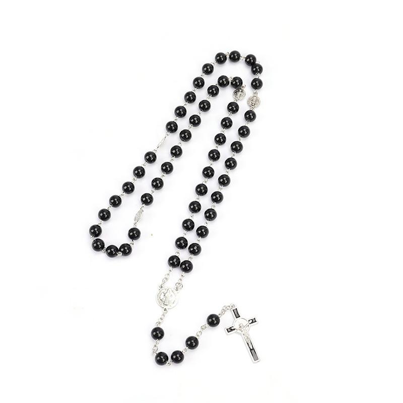 2020   Handmade Catholic Rosary Cross Religious Pendants Necklace