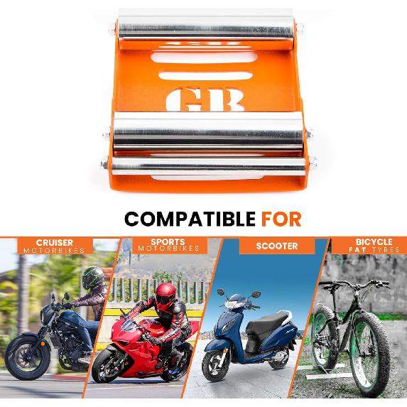 Стенд для чистки колес мотоцикла Grand Pitstop - Замена стойки Paddock - Стенд для чистки колес и смазки цепи - GRoller Medium