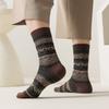 3 пары женских хлопковых носков, осенние и зимние теплые носки, толстые трикотажные носки Cabin Cozy Crew, мягкие носки, подарки для женщин, красочная мода