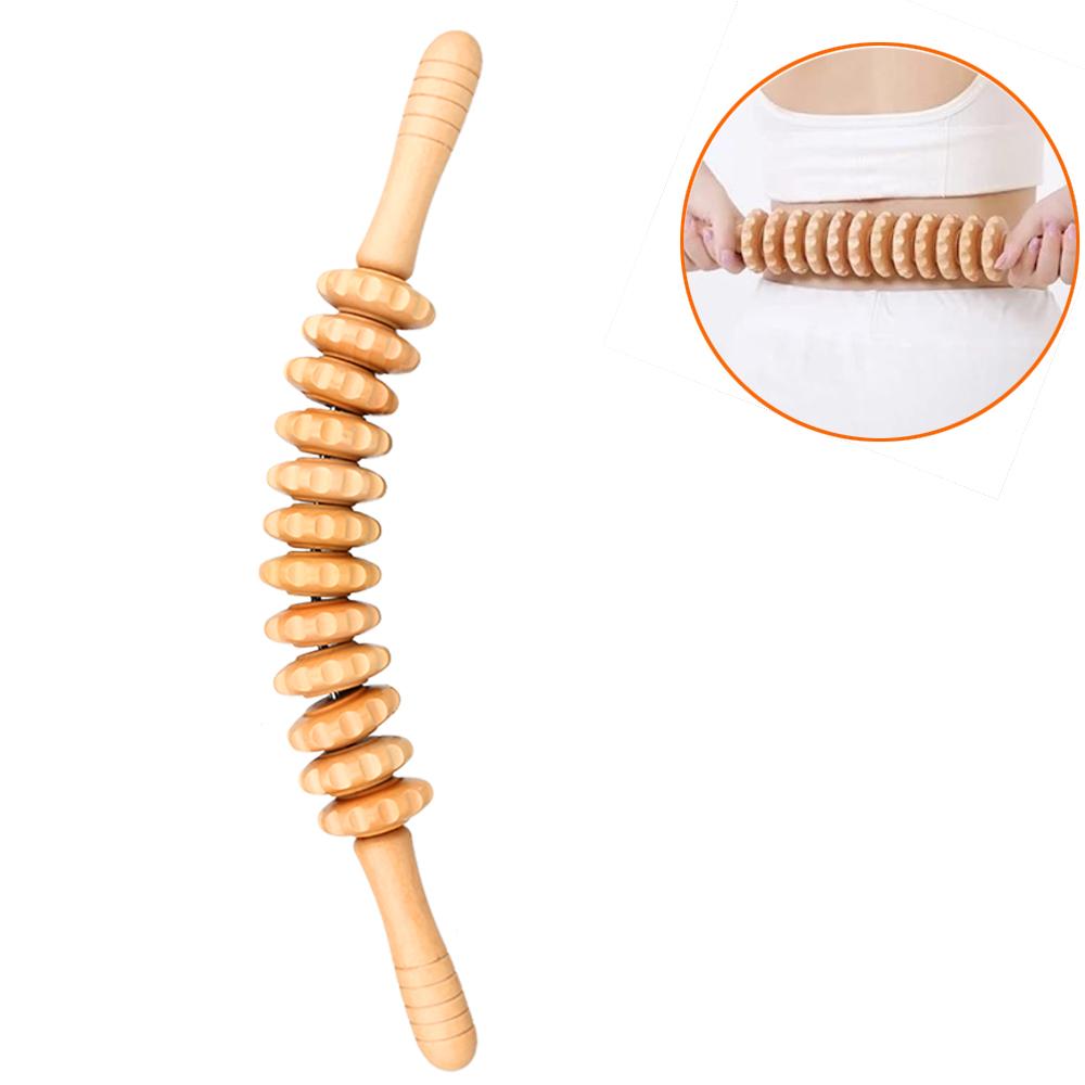 100% Nature Wooden Therapy Massage Pain Relief Anti Cellulite Body Slimmling Lift Gua Sha Relaxation Tools Oil Care Massager