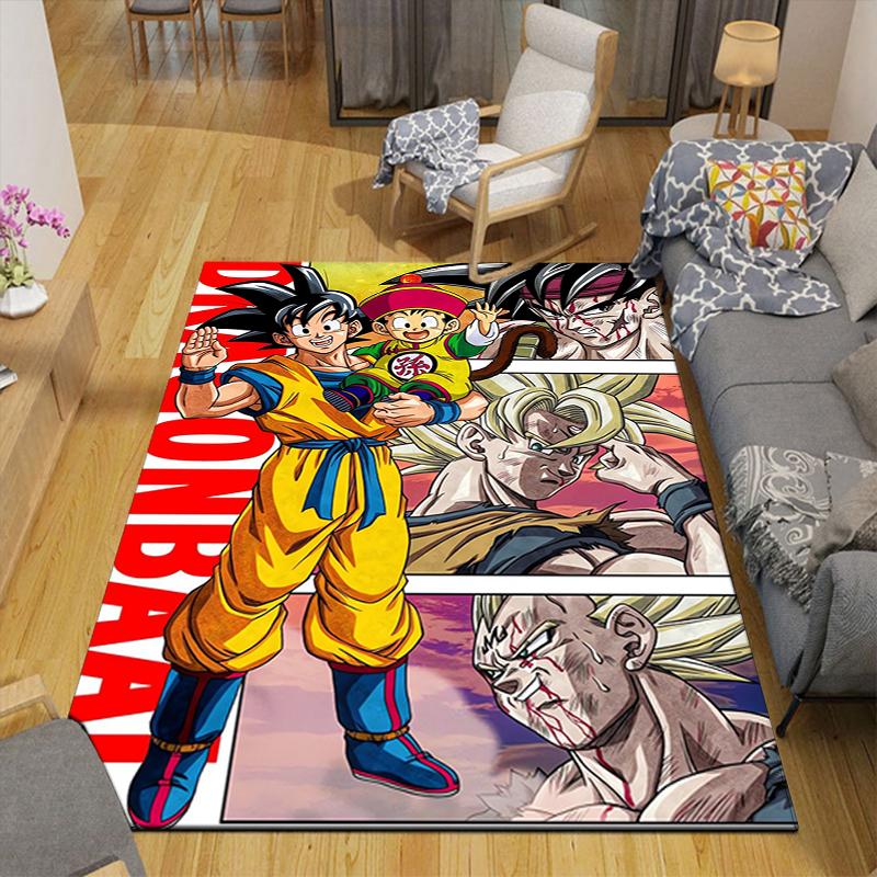 1Pc Dragon Ball Heroes Rug, Office Carpet Indoor Outdoor Doormat, Non-Slip Soft, Living Room, Christmas Halloween Gift. M928179