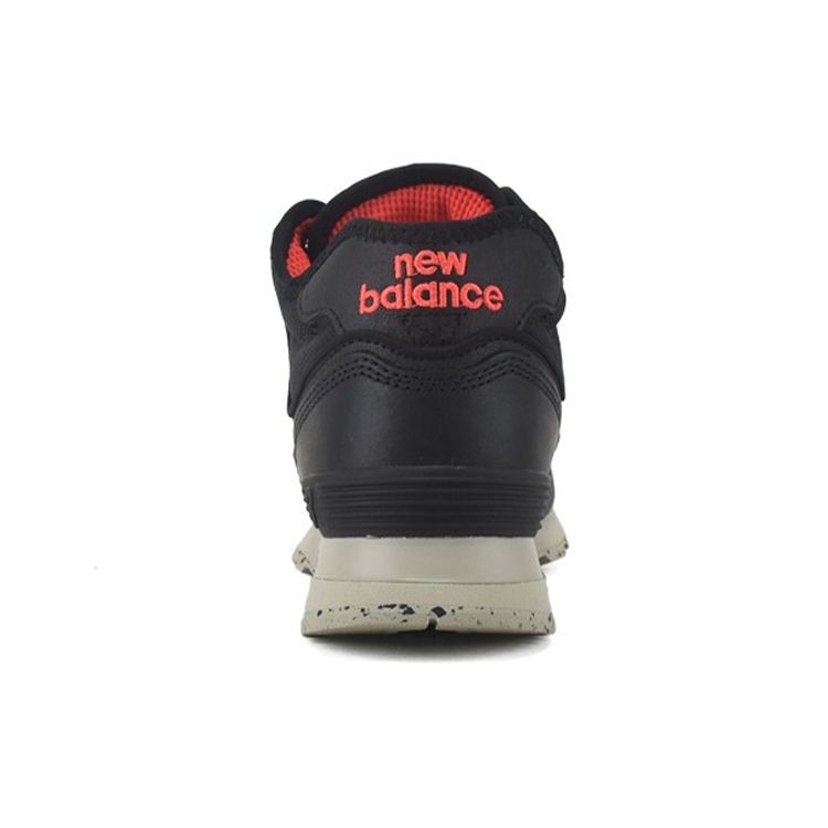 New Balance NB 574 Ретро Кроссовки из синтетической кожи с низким верхом Повседневные Кроссовки Унисекс Черный MH574WTB