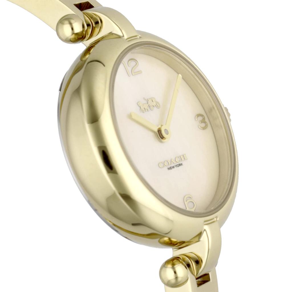 Watch CARY White Pearl Dial Stainless Steel Quartz 26MM Watch 14504006 Gold [Coach] Women's [Item]