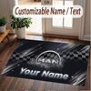 Custom Rug MAN Truck Pattern Print Name Text Soft Non‑Slip Floor Carpet for Home Indoor Decoration