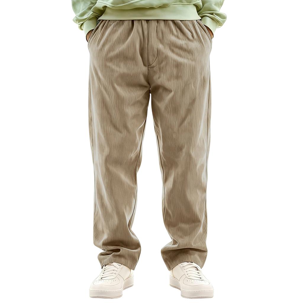 Мужская Мода Досуг Средняя Посадка Длинный Стиль Повседневные Брюки