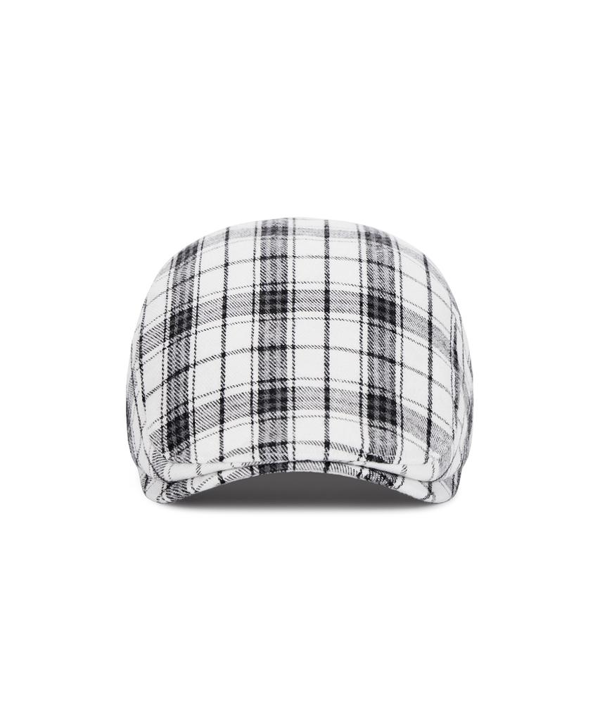 Кепка-ушанка в клетку Bajaл Va White Check