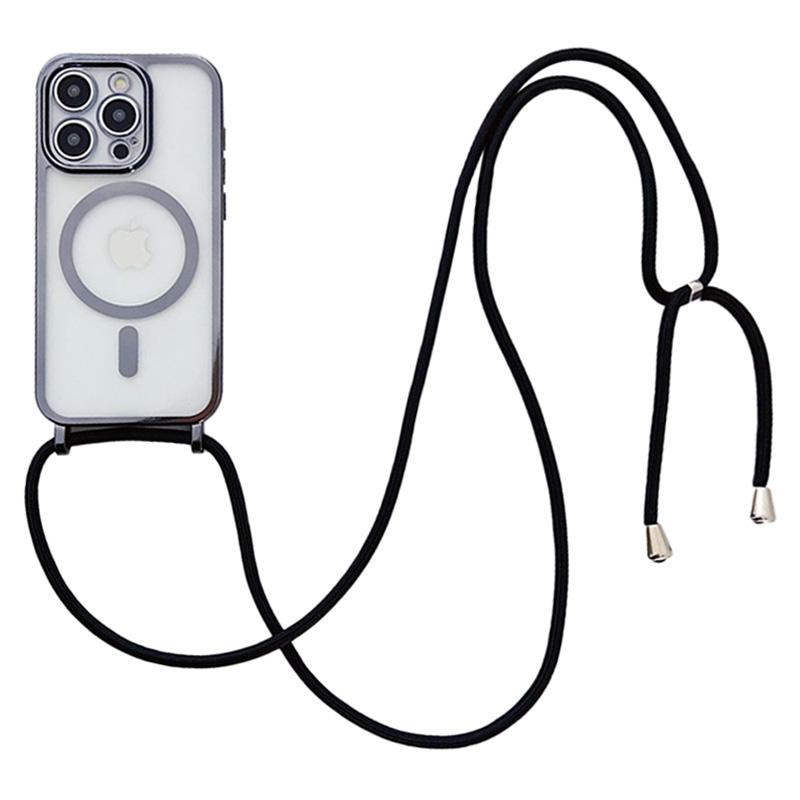 For iPhone 13 Pro Case Compatible with MagSafe TPU Crossbody Phone Cover