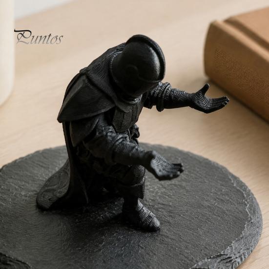 Стильный настольный держатель для ручек, 3D-печатный рыцарь, Органайзер-фигурка в виде средневековой брони для карандашей, Креативное украшение для офисного стола, учебного стола, игрового стола