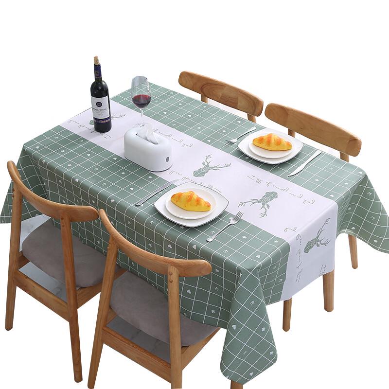 PEVA Waterproof & Oil-Proof Easy-Clean Tablecloth