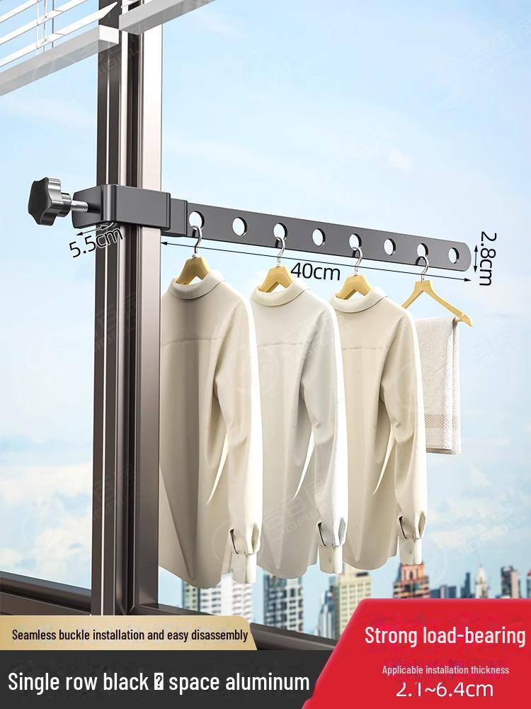 Бесшовная сушилка для белья для дома и балкона с пряжкой — универсальная для детского и домашнего использования