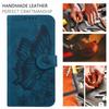 Кожаный чехол с тиснением и бабочкой, кошелек-подставка для карт для iPhone Xiaomi Redmi Samsung Huawei Oppo Nokia, раскладные сумки для книг, магнитный чехол для телефона