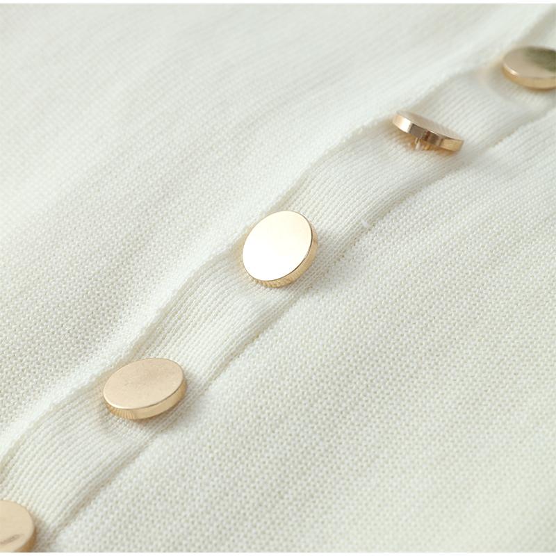 Элегантное однобортное платье с искусственными карманами Y2k, женская мода, трикотажные тонкие платья в стиле ретро, ​​женская летняя шикарная офисная женская одежда с разрезом