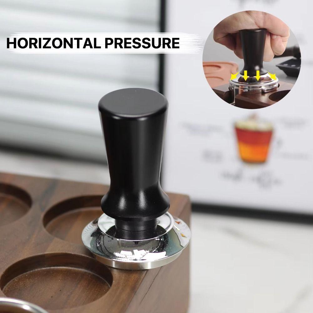 Internal Spring Design Stainless Steel Coffee Tamper Calibrated Coffee Leveler Espresso Machine