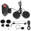 Motorcycle Helmet Bluetooth Headset IP65 Waterproof Wireless Helmet Headphone Supports FM Radio and