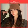 Minimalist Winter Fisherman Hat For Women With Wide Brim And Knit Texture