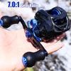Baitcasting Fishing Reel 11+1BB 7.0:1 Gear  Low Profile Carbon Fiber Casting Fishing Reels