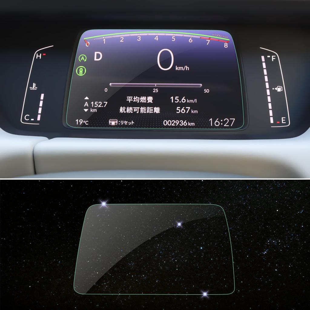 SKTU Honda Fit 4th Generation GR Series Dashboard Film, Tempered Glass, For Meters, LCD