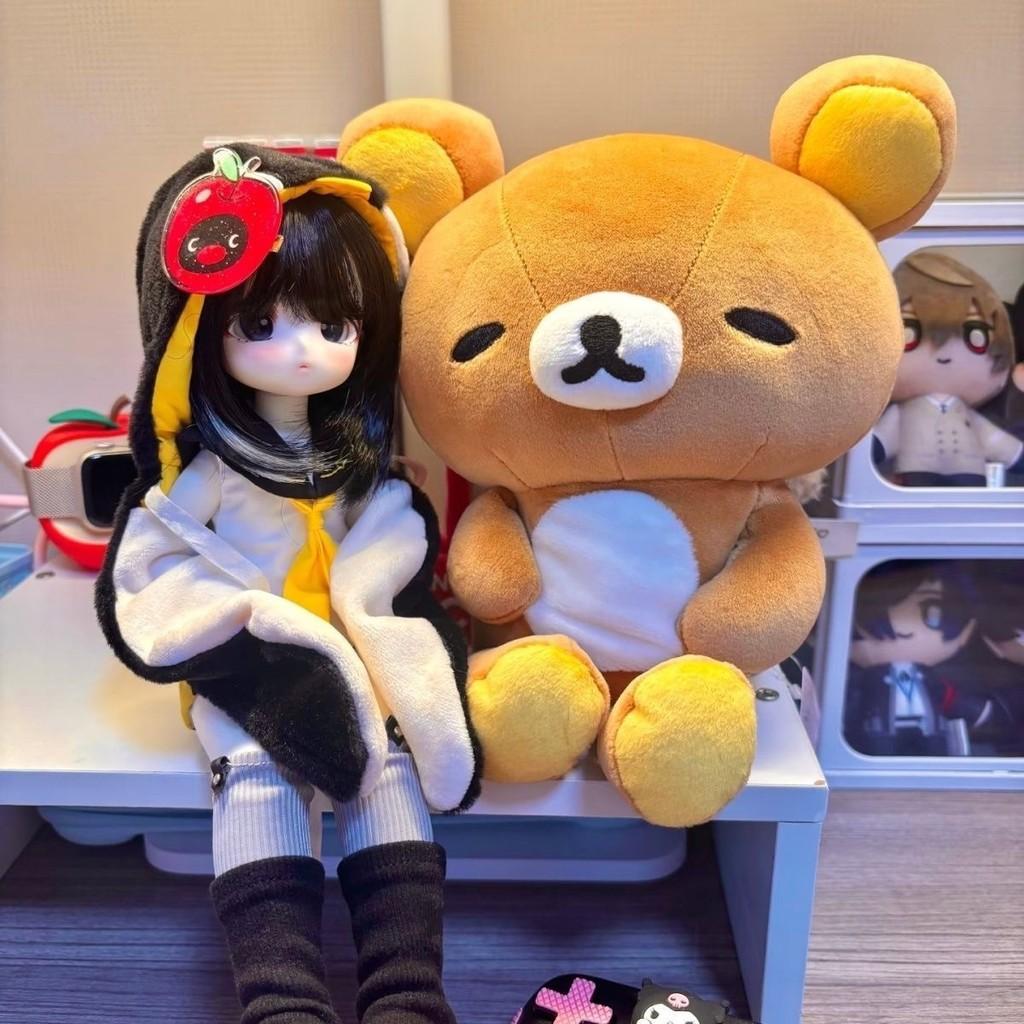 Плюшевая игрушка Rilakkuma от Sanx с магнитной функцией для стояния, для коллекционеров и детей