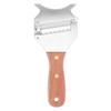 Truffle Grater Wavy Blade Wooden Handle Stainless Steel Hand Plane Cheese Grater Cutter for