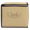 Storage Box with Transparent Side Window Cream