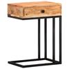 VidaXL U-shaped Side Table 45x30x61 Cm Solid Acacia Wood