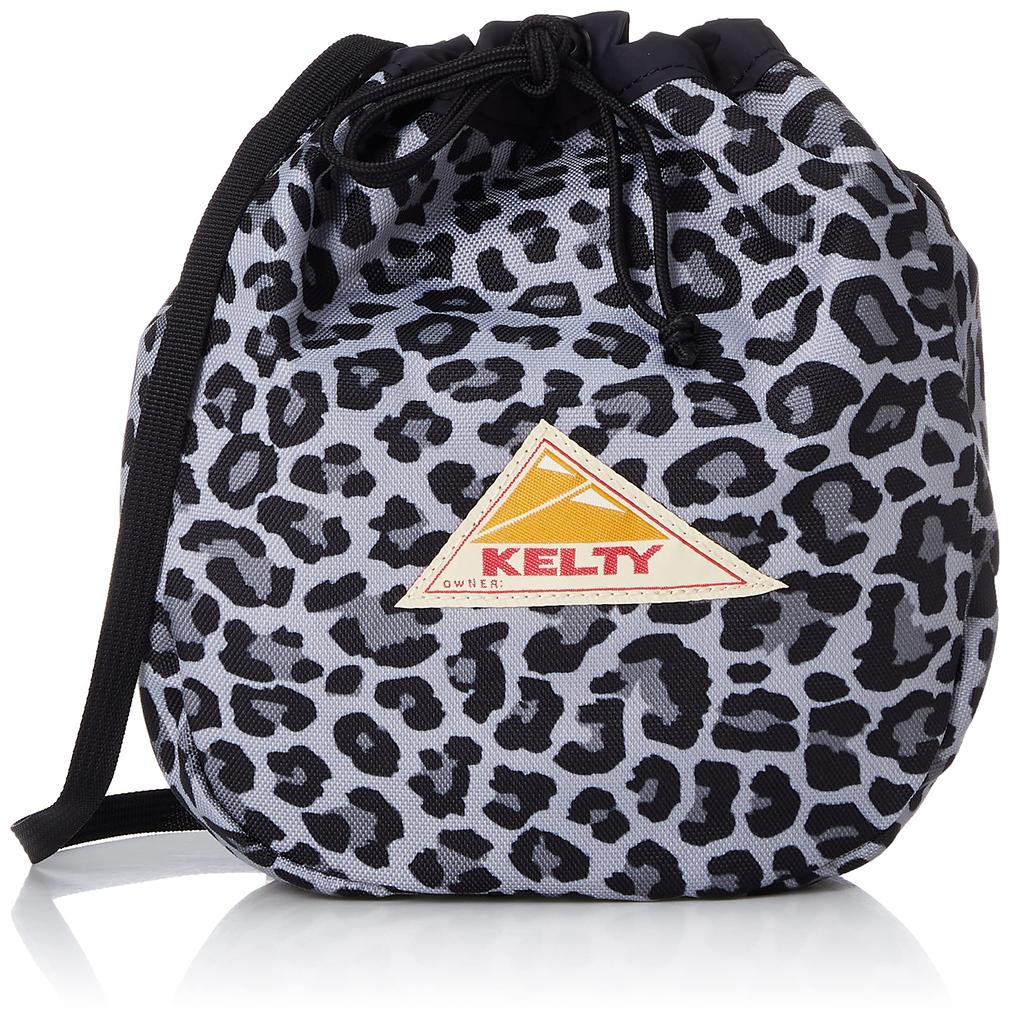 Shoulder Bag DP KINCHAKU SHOULDER Gray Leopard [Kelty]
