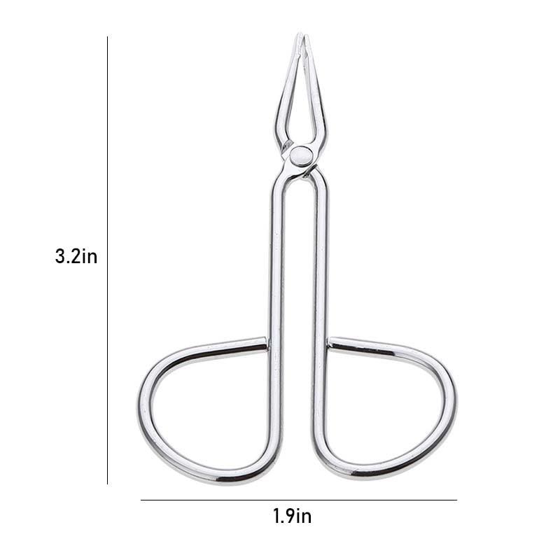 Зажим для бровей из нержавеющей стали, косметические инструменты, плоскогубцы для бровей с прямым ртом, нормальные характеристики