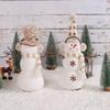 Рождественский орнамент в виде снеговика, очень мягкий, износостойкий, очаровательный внешний вид, игрушка для рождественской вечеринки, украшение для рабочего стола