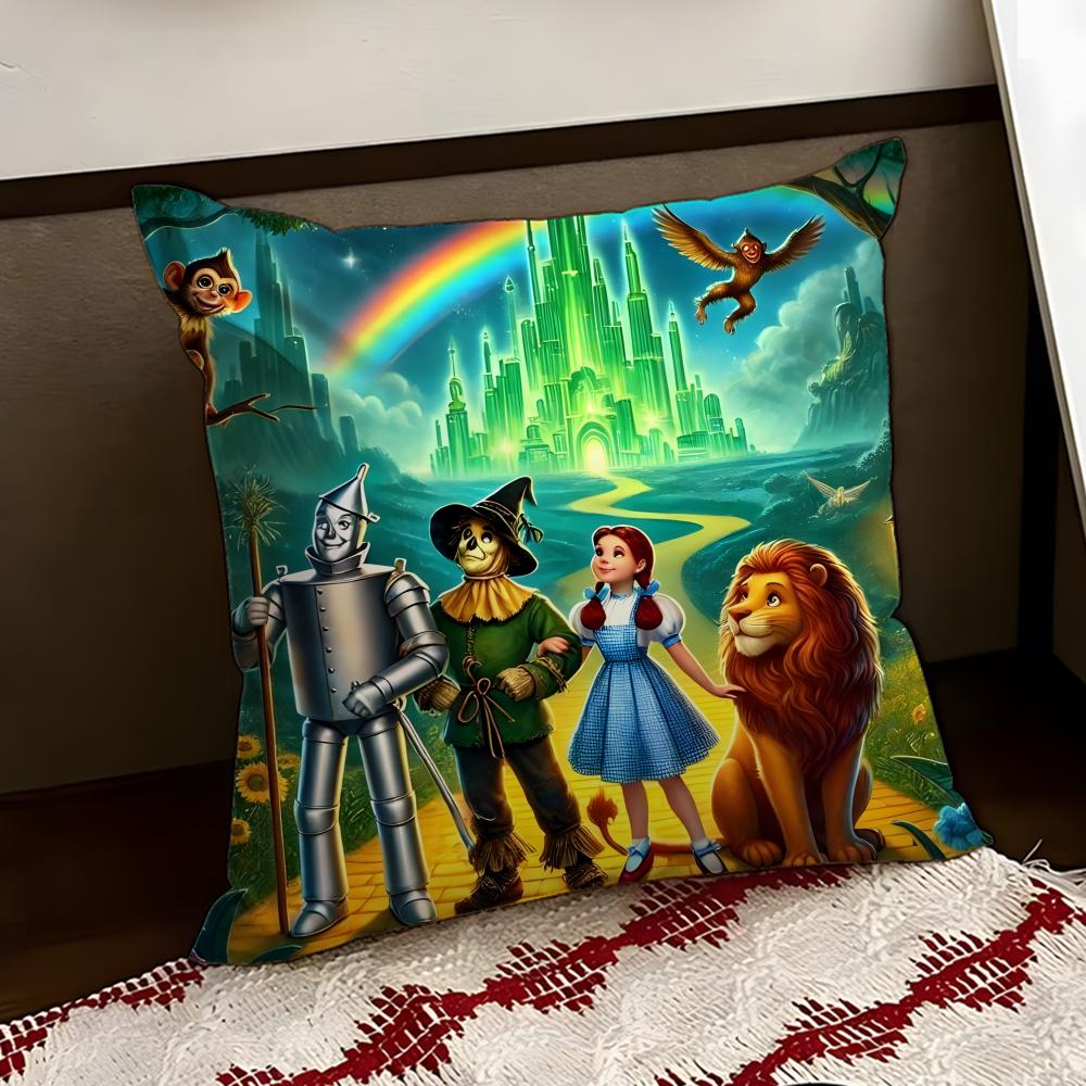 Film The WWizard of OOZ Cushion Cover Reversible Soft Durable Pillow Cover Home Car MultiScene Use for Daily Comfort