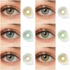 BeNatural Color Contact Lenses For Eyes Makeup Cosmetic Colored Contact Lens 1 Pair Yearly Eye Lens Contact Lenses