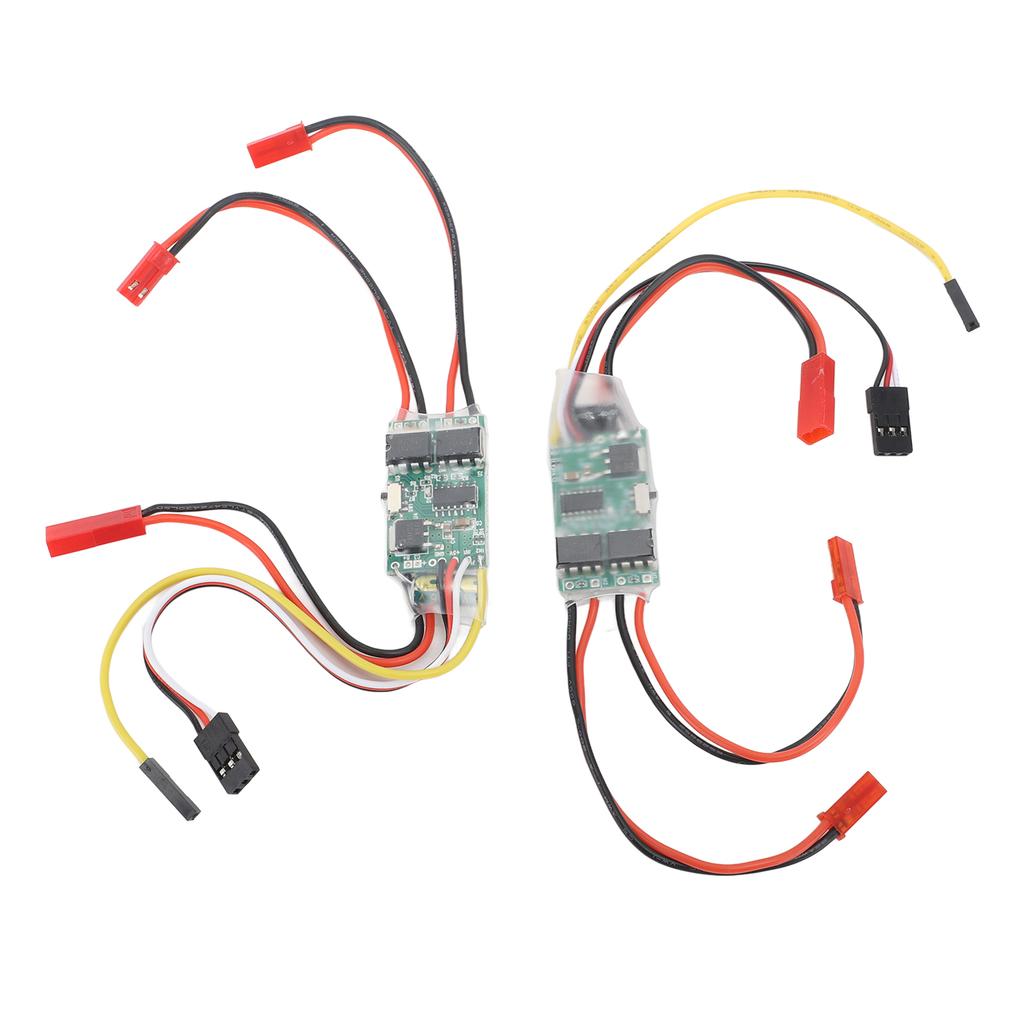 2PCS Brushed ESC Двусторонний Двунаправленный Водонепроницаемый 5A Дифференциальный ESC Электронный Регулятор Скорости
