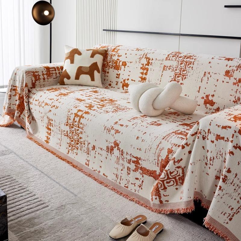 Полотенце для дивана из синели, универсальный универсальный чехол для дивана Four Seasons, пылезащитный чехол, цельный чехол для дивана, тканевая подушка