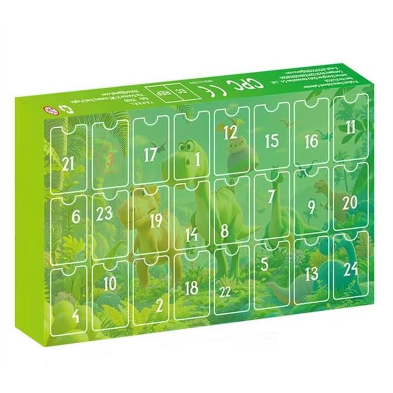 HHO-Countdown Calendar Advent 24 Days Christmas Holiday Animal Dinosaur Egg For Kids Teens Festive Party Classroom