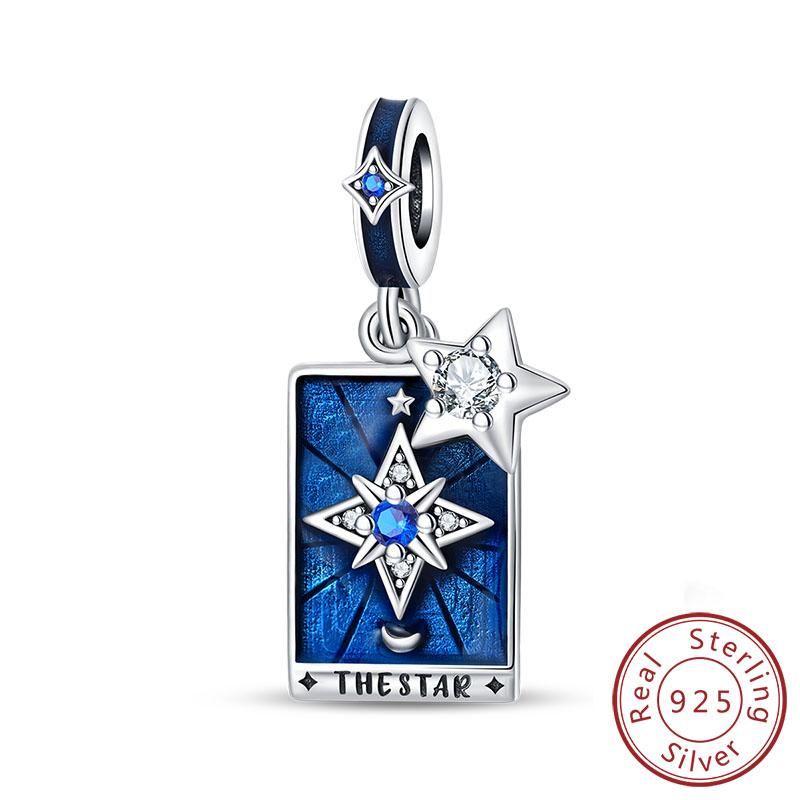 Новые Медные Шармы Подвески Солнце Луна Звезды Магия Таро Шармы Подходят для Оригинальных Браслетов Женские Изысканные Ювелирные Изделия Подарки