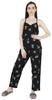 Printed Two,Piece Nightwear Pajama Set For Women  S Sexy Spaghetti Straps