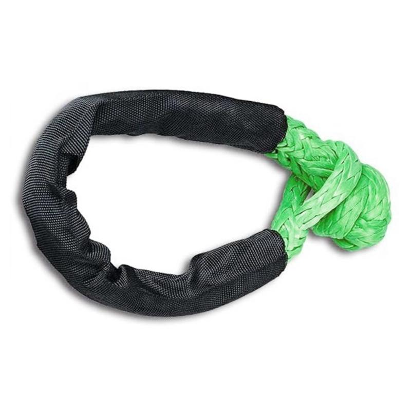 Синтетическая мягкая скоба с защитным рукавом, максимальное разрывное усилие 38000 фунтов, скоба для извлечения внедорожных грузовиков размером 1/2 "X 22"