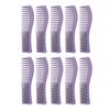 10 Pcs Hair Comb Fine and Wide Tooth Ergonomic Handle Wheat Straw Hair Styling Comb
