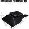 1pc Center Storage Bag Black 1680D Nylon Fit For POLARIS RZR 570 800 XP 900 1000