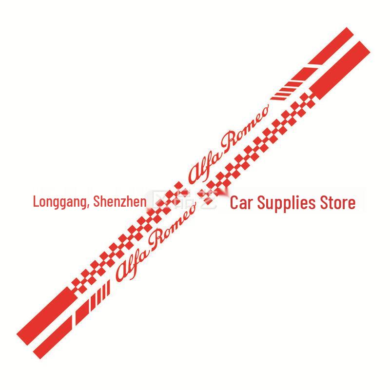 X-322 Decals: Perfect for Alfa Romeo Lower Side Stripes & Stickers