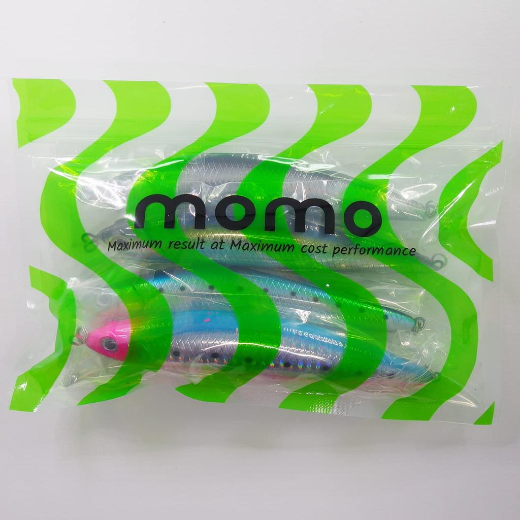 Momo Lure Синяя рыба Совместимый Сквозной Проволочный Минноу Голубой Бегун 120мм 40г Желтохвост Хирамаса Испанская макрель Тунец Пинтейл Ассортимент цветов [momo]
