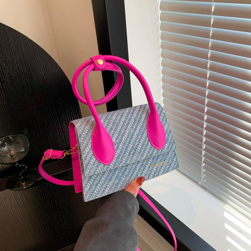 Сумка женская 2024 новая мода простая большая вместительная сумка через плечо ниша сумка через плечо