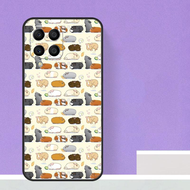 Милый Мультяшный Чехол с Морской Свинкой для Samsung Galaxy M21 M31 M15 M55 M56 M36 M16 M06 M13 M33 M53 M12 M32 M52 M14 M34 M54