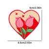 Lips Love Heart Patch Cartoon Embroidery Patch DIY Iron On Patches For Clothing Thermoadhesive Patches On Clothes Sewing Sticker