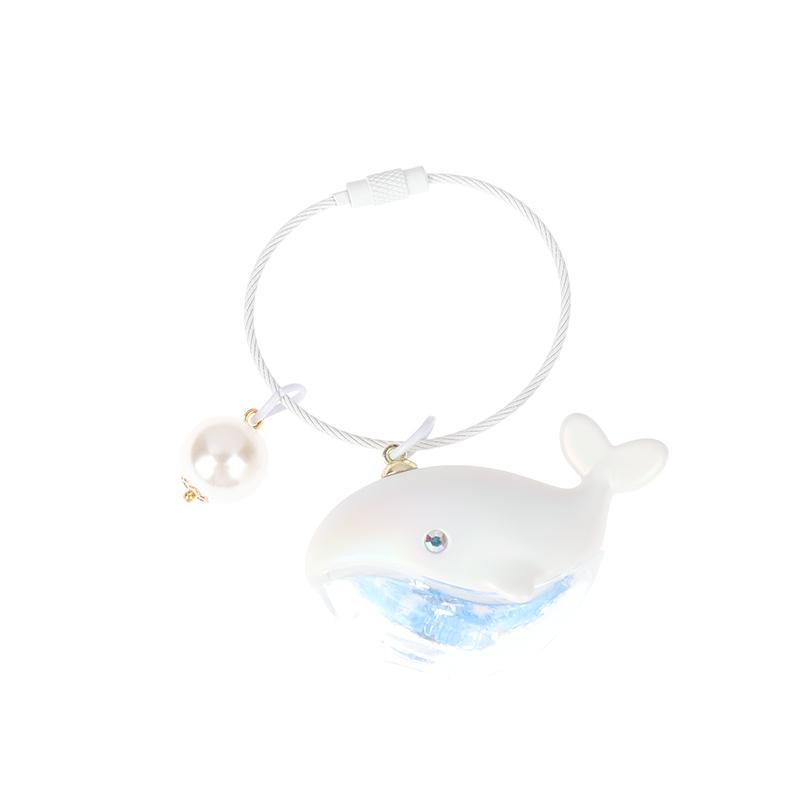 Забавный брелок в виде дельфина с жидкостью для ключей от машины Kawaii Китовый дом, кулон, брелок для ключей, сумки для девочек, брелки, ювелирные изделия, подарки