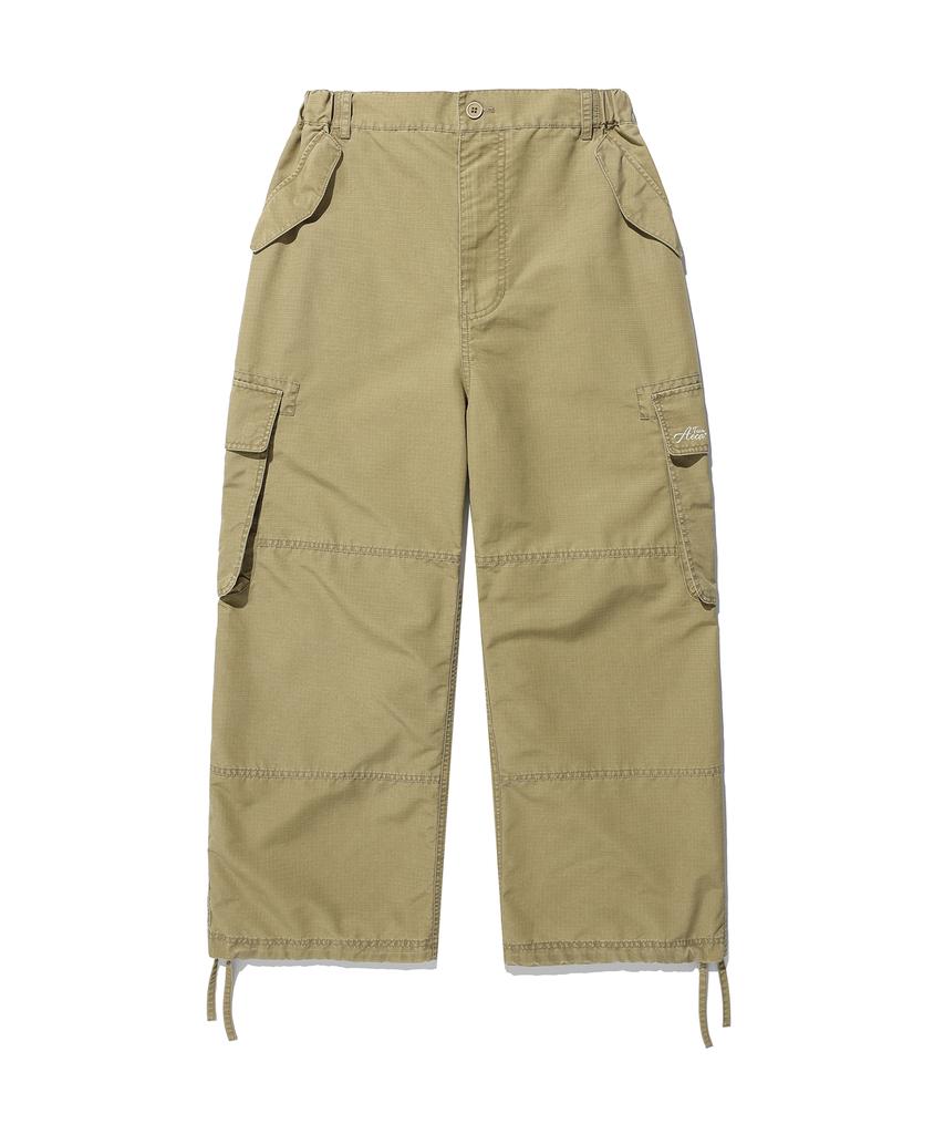 AECA Ripstop Washing Cargo Pants-Beige