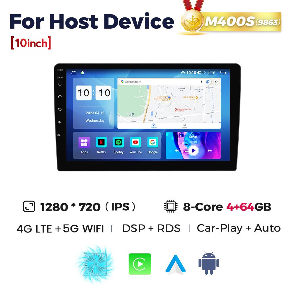 Navifly 9" 10" IPS 2Din Android автомобильное радио Авторадио 2 Din Универсальный стерео WIFI GPS мультимедийный плеер для Nissan Toyota Kia VW