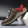 Summer Brand Men Shoes Hand-woven Men Sandals 2025 Comfy Breathable Men Casual Shoes Outdoor Light Beach Sandals Shoes